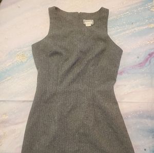 Gray Vintage Mini Dress